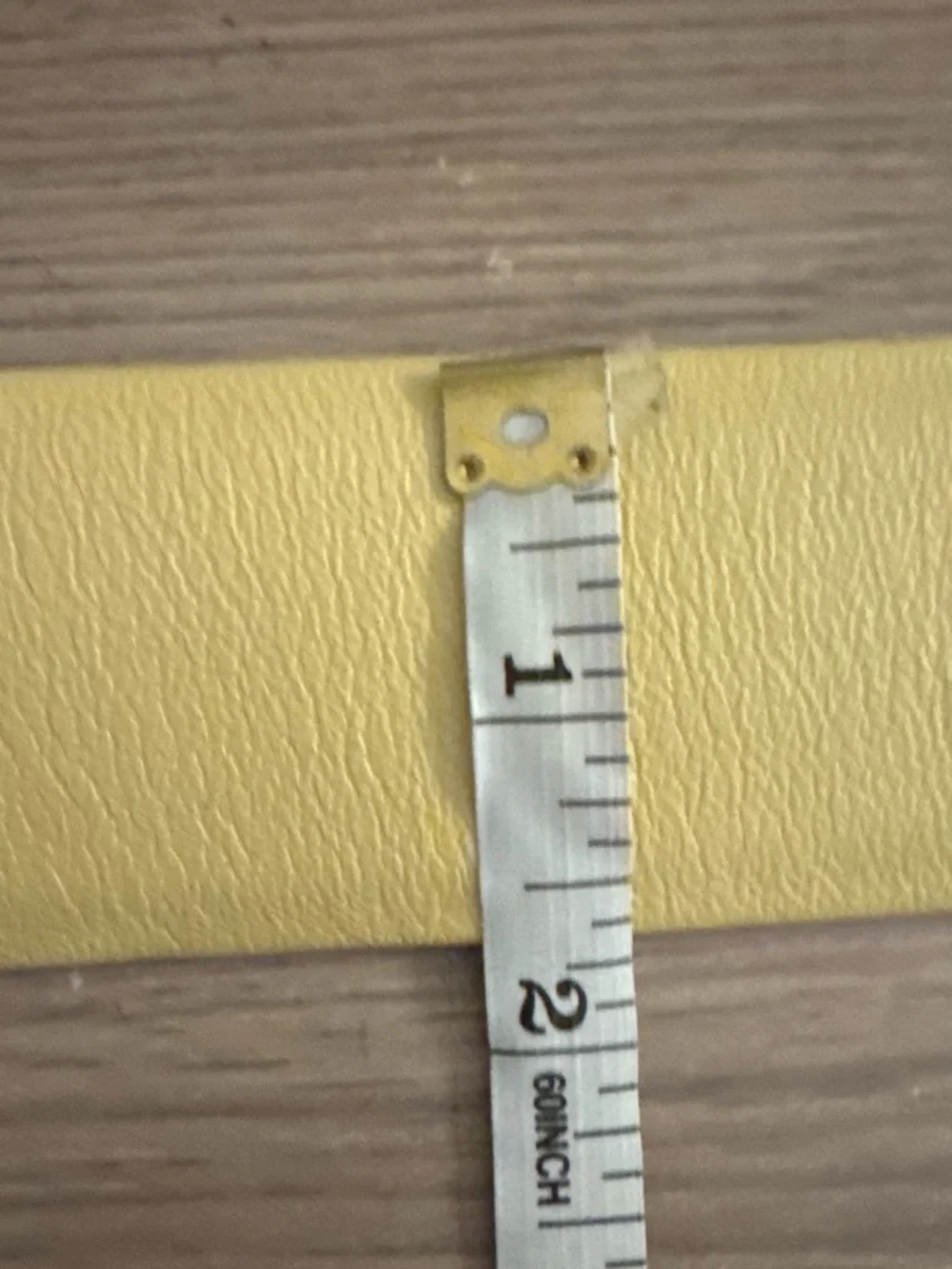 Worth Yellow Wide Belt with Antique Brass Link Clasp